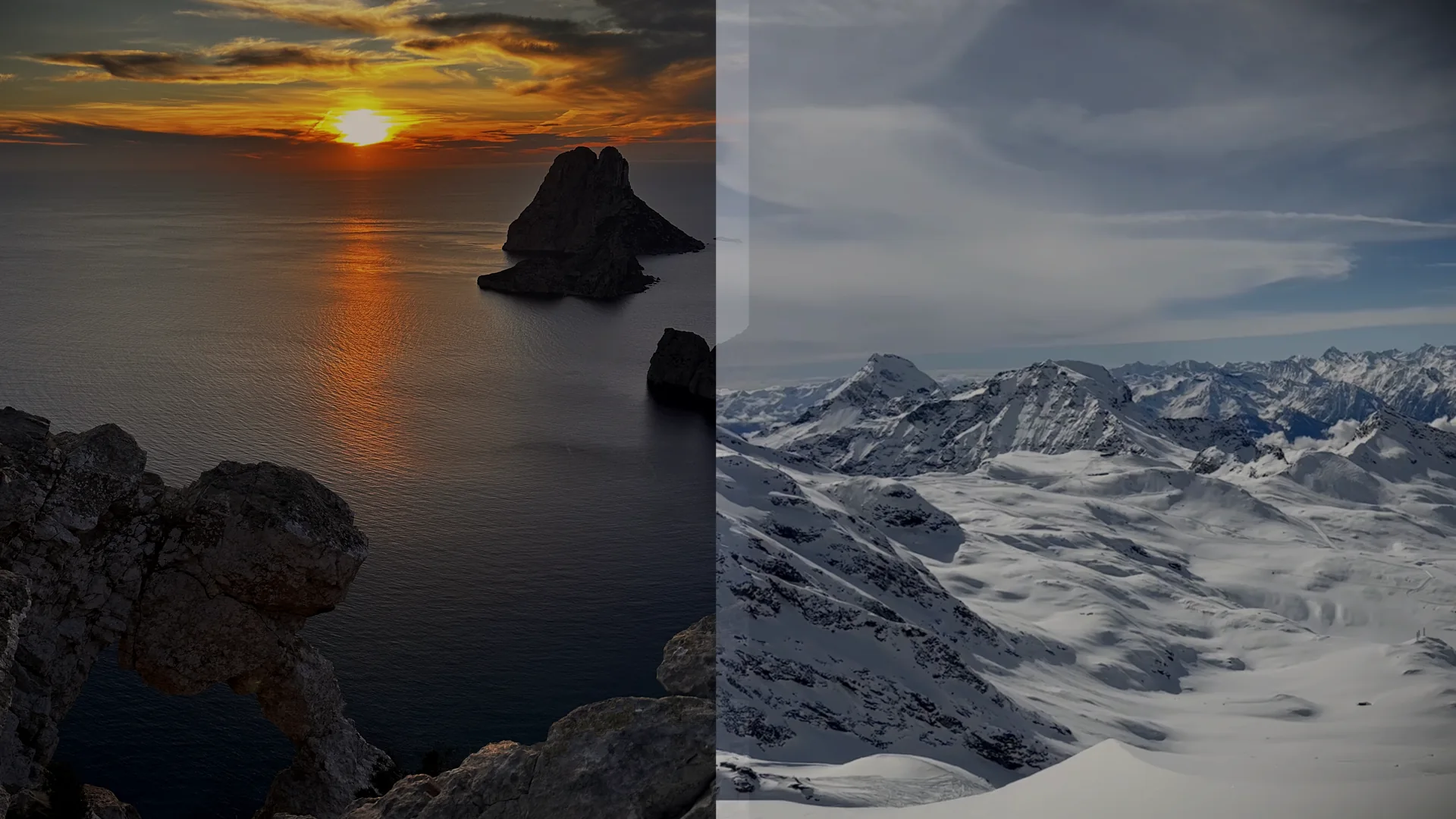 INSIGHT seasonal presence — Alps in winter, islands in summer